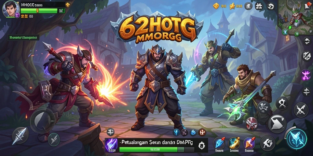 Tampilan gameplay seru dan dinamis dalam 62HOT.