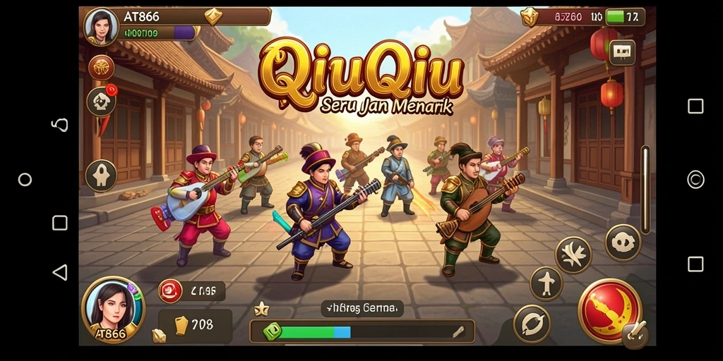 Gameplay mendebarkan di AT866 dengan suasana QiuQiu yang kental.