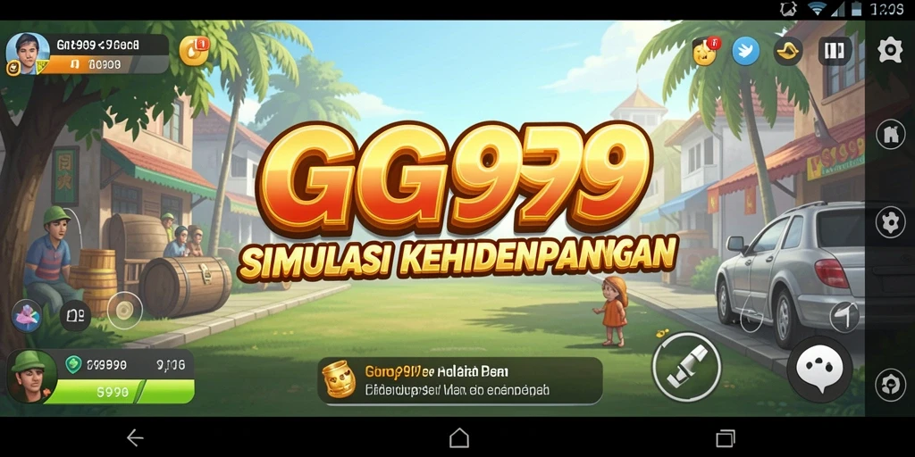 Tampilan menarik dari permainan simulasinya yang mendalam dan interaktif.