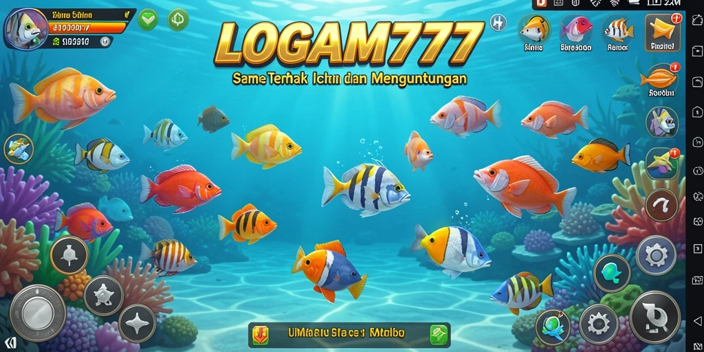 Tampilan seru saat menembak ikan di LOGAM777.