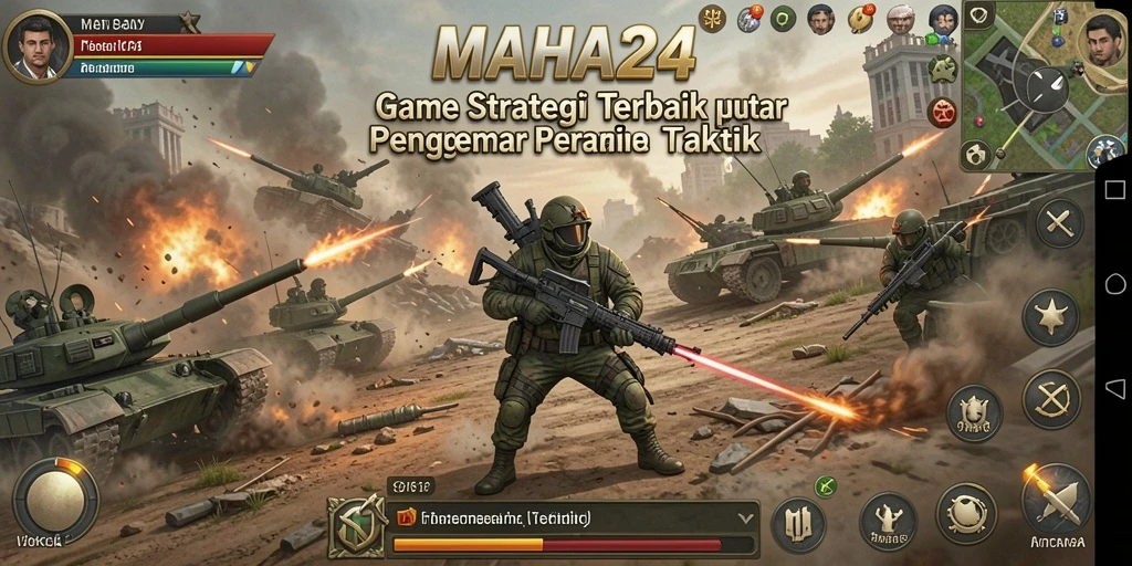 Tampilan gameplay MAHA24 yang seru dan menantang.