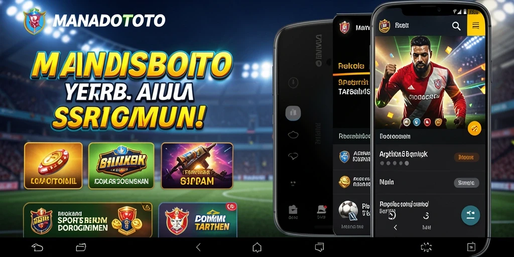 Tampilan menarik dari gameplay taruhan olahraga di MANADOTOTO.