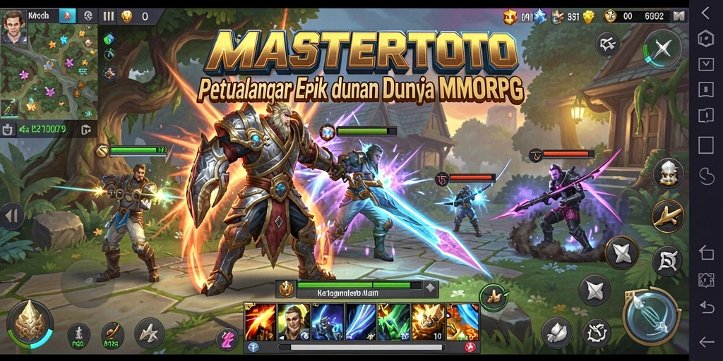 Tangkapan layar menunjukkan aksi seru dalam MASTERTOTO dengan grafis yang menawan.