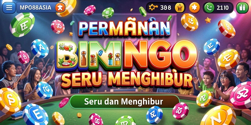 Tampilan utama MPO88ASIA saat bermain Bingo yang seru.
