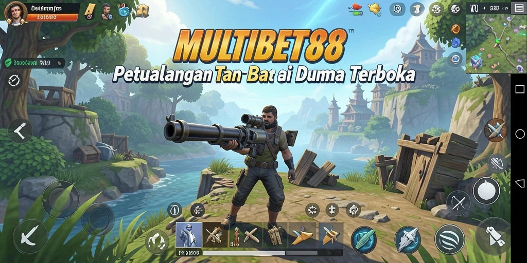 Screenshot MULTIBET88 menampilkan aksi seru di dunia terbuka.