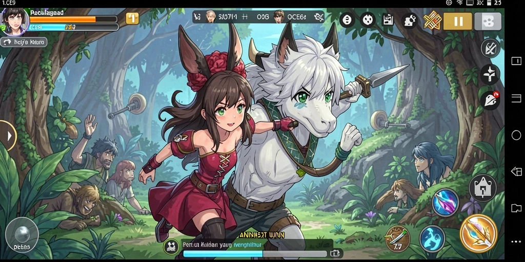 Tampilan karakter unik dalam gameplay OCE69 yang menarik.