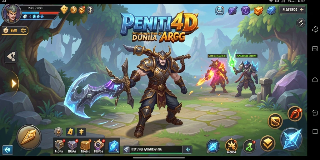 Tampilan gameplay mendebarkan di dunia ARPG PENITI4D.