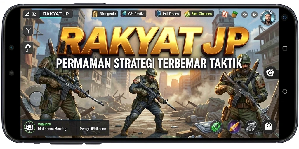 Tampilan gameplay RAKYATJP dengan elemen strategi yang mendebarkan.