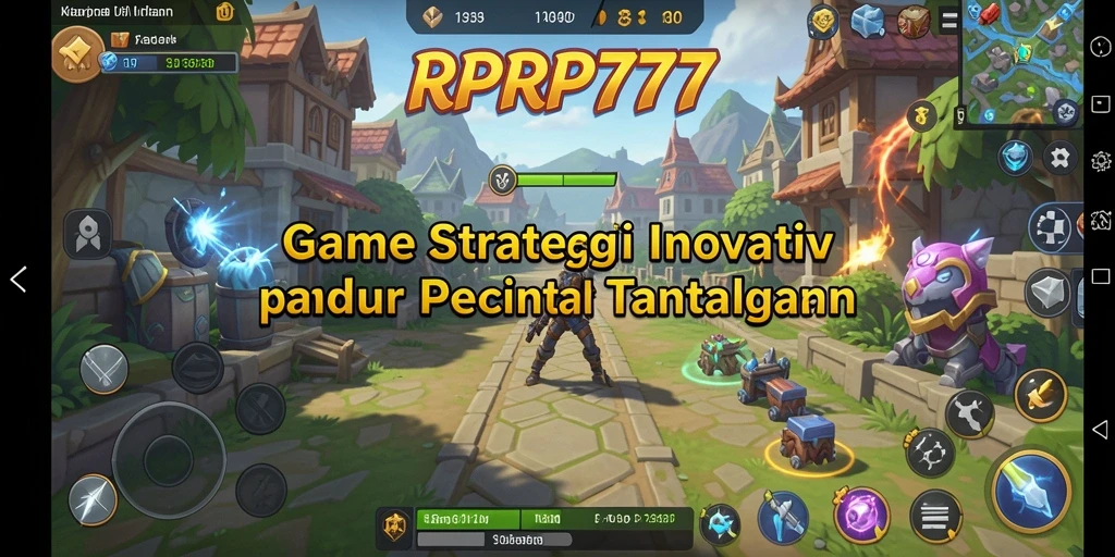 Tangkapan layar menunjukkan aksi strategis dalam RPRP777.