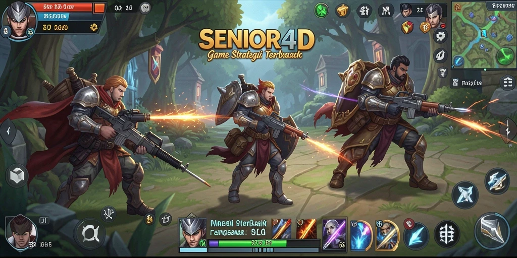Tampilan gameplay SENIOR4D yang seru dan menegangkan.