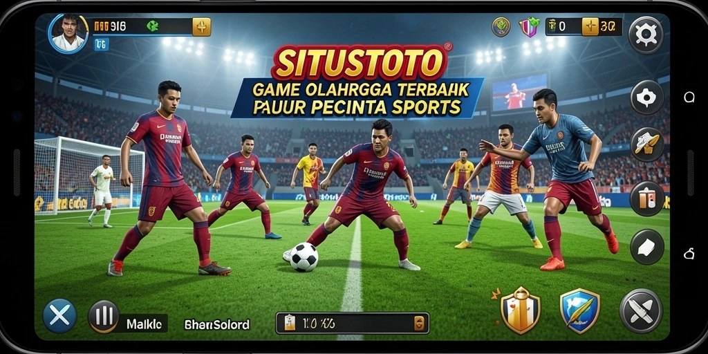 Tampilan permainan olahraga yang seru dan interaktif dari SITUSTOTO.
