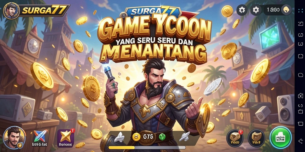 Tampilan gameplay SURGA77 yang penuh strategi dan keseruan.
