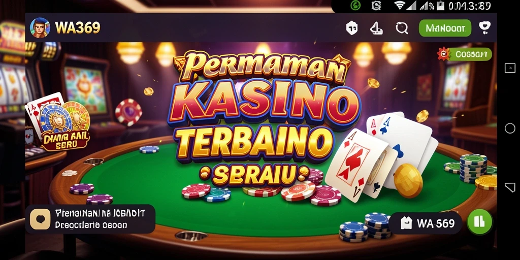 Tangkapan layar utama WA369 menampilkan gameplay seru dari permainan Kasino.